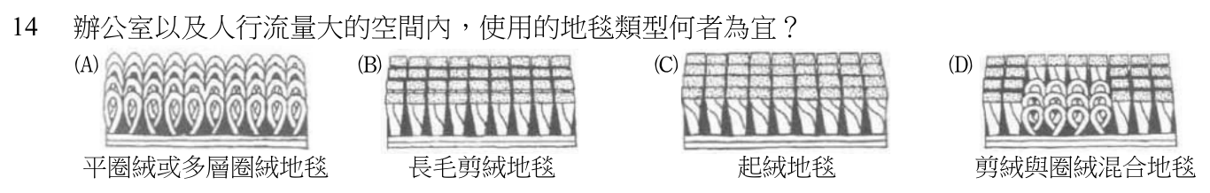 105 年建築師建築構造與施工第 14 題附圖