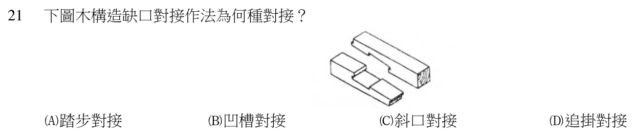 108 年建築師建築構造與施工第 21 題附圖