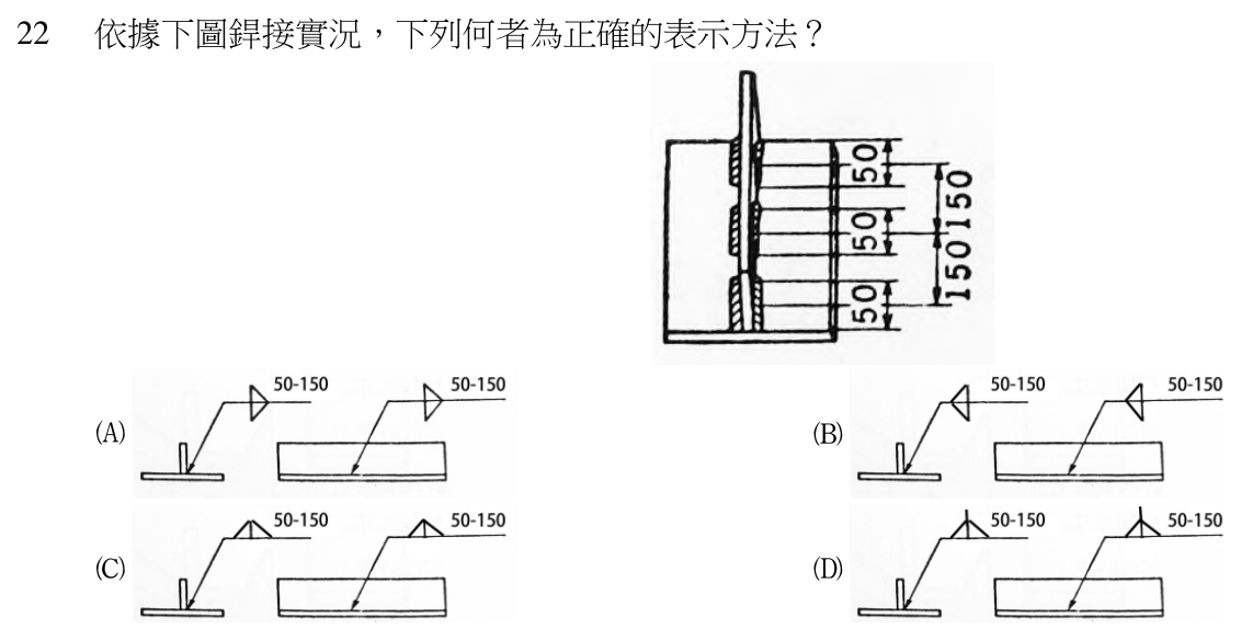 108 年建築師建築構造與施工第 22 題附圖